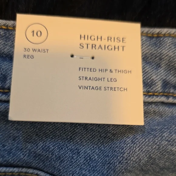Universal Thread High Rise Women Jeans - Blue - Picture 4 of 5